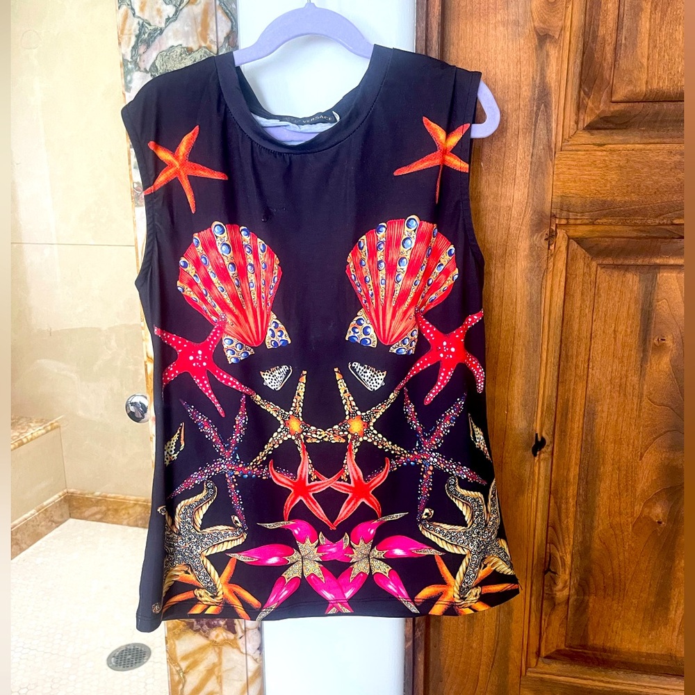 Versace sleeveless top